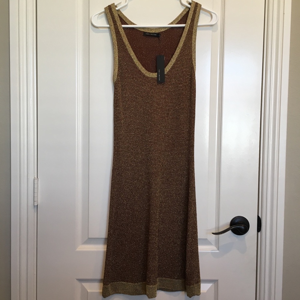 The Limited Bodycon Gold/Metallic Dress